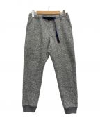 GRAMICCIグラミチ）の古着「BONDING KNIT FLEECE NARROW RIB PANTS()ボンディングニットフリースナローリブパンツ)」｜グレー