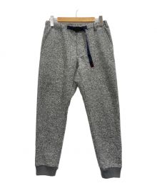 GRAMICCI（グラミチ）の古着「BONDING KNIT FLEECE NARROW RIB PANTS()ボンディングニットフリースナローリブパンツ)」｜グレー