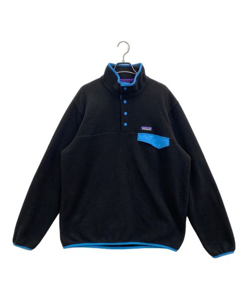 Patagonia（パタゴニア）Patagonia (パタゴニア) シンチラスナップフリースジャケット ブラック サイズ:Lの古着・服飾アイテム