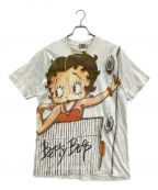 FRUIT OF THE LOOM×BETTY BOOPフルーツオブザルーム×ベティー・ブープ）の古着「90‘S古着Tシャツ」｜グレー