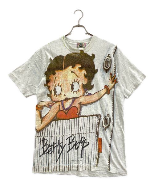 FRUIT OF THE LOOM（フルーツオブザルーム）FRUIT OF THE LOOM (フルーツオブザルーム) BETTY BOOP (ベティー・ブープ) 90‘S古着Tシャツ グレー サイズ:Lの古着・服飾アイテム