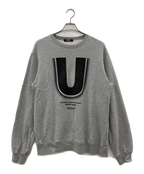 UNDERCOVER（アンダーカバー）UNDERCOVER (アンダーカバー) クルーネックスウェット グレー サイズ:3の古着・服飾アイテム