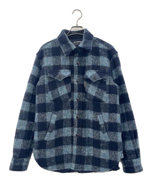 H.R.MARKET（ハリウッドランチマーケッド）H.R.MARKET (ハリウッドランチマーケッド) WOOLRICH (ウールリッチ) ウールジャケット ブルー サイズ:2の古着・服飾アイテム