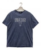 UNDERCOVERアンダーカバー）の古着「ピグメント加工Tシャツ」｜ブルー