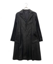 A.P.C.（アーペーセー）の古着「レザーコート」｜ブラック