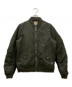 CarHarttカーハート）の古着「ASHTON BOMBER JACKET」｜グリーン