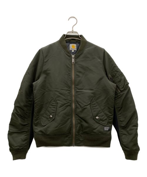 CarHartt（カーハート）CarHartt (カーハート) ASHTON BOMBER JACKET グリーン サイズ:Sの古着・服飾アイテム