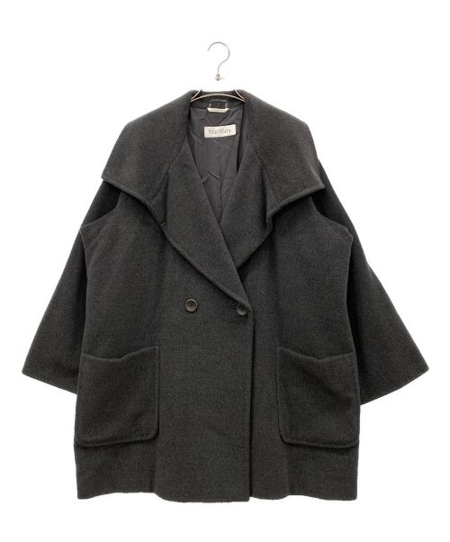 MaxMara（マックスマーラ）MaxMara (マックスマーラ) カシミヤ混コート グレー サイズ:42の古着・服飾アイテム