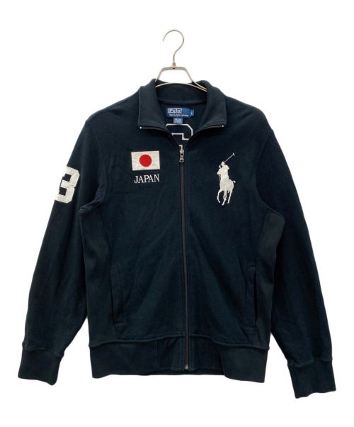 POLO RALPH LAUREN（ポロ・ラルフローレン）POLO RALPH LAUREN (ポロ・ラルフローレン) スウェットジャケット ネイビー サイズ:Lの古着・服飾アイテム