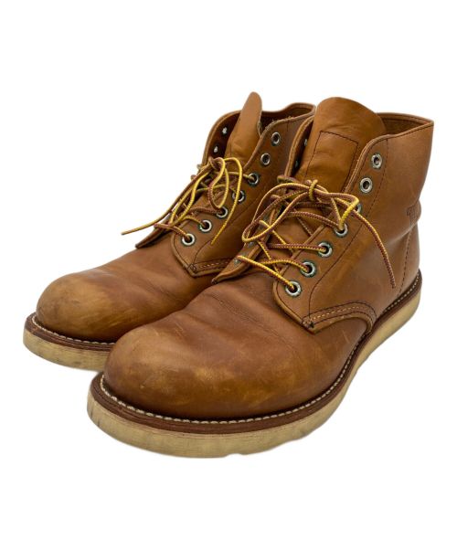 RED WING（レッドウィング）RED WING (レッドウィング) 6インチプレーントゥブーツ ブラウン サイズ:27の古着・服飾アイテム