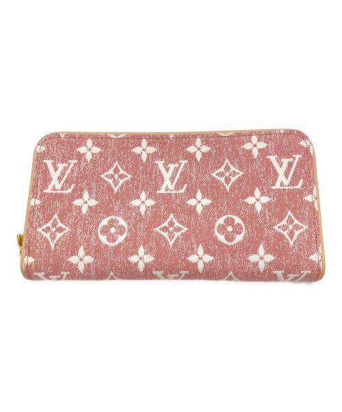 LOUIS VUITTON（ルイ ヴィトン）LOUIS VUITTON (ルイ ヴィトン) モノグラムジャカード ジッピーウォレット ピンクの古着・服飾アイテム