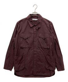 nonnative（ノンネイティブ）の古着「HUNTER SHIRT JACKET COTTON BROA」｜バーガンディー