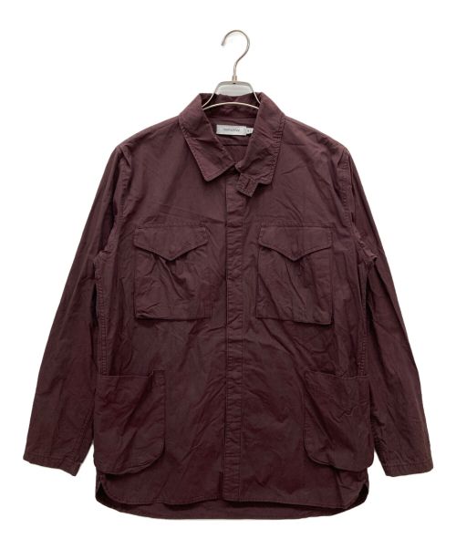 nonnative（ノンネイティブ）nonnative (ノンネイティブ) HUNTER SHIRT JACKET COTTON BROA バーガンディー サイズ:SIZE 2の古着・服飾アイテム