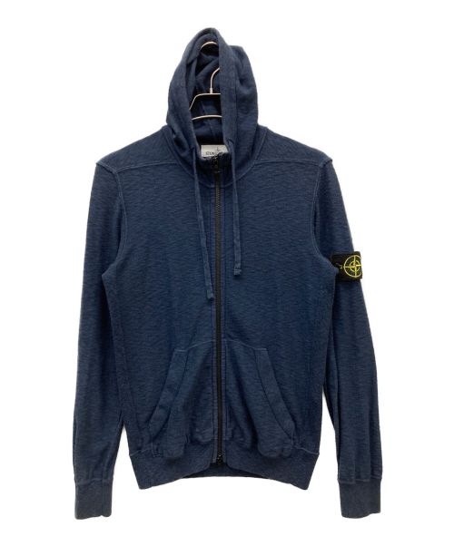 STONE ISLAND（ストーンアイランド）STONE ISLAND (ストーンアイランド) ジップパーカー ネイビー サイズ:Sの古着・服飾アイテム