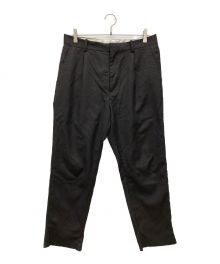 WACKO MARIA dormeuil（ワコマリア）の古着「ＧＬＩＴＴＥＲ　ＰＬＥＡＴＥＤ　ＴＲＯＵＳＥＲＳ」｜ブラック