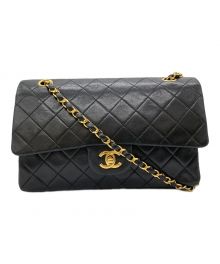 CHANEL（シャネル）の古着「ダブルフラップマトラッセ25」｜ブラック