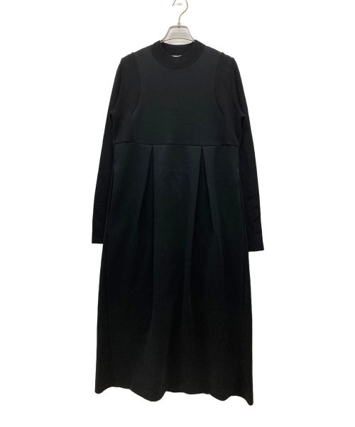 ENFOLD（エンフォルド）ENFOLD (エンフォルド) MINIMAL LAYERED LAYERED DRESS ブラック サイズ:38の古着・服飾アイテム