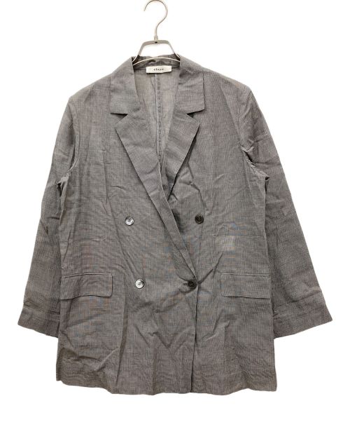 ebure（エブール）ebure (エブール) ジャケット グレー サイズ:36の古着・服飾アイテム