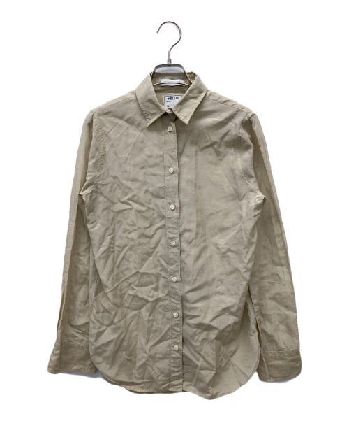 MADISON BLUE（マディソンブルー）MADISON BLUE (マディソンブルー) MADAME WASHED OUT SHIRT ベージュ サイズ:SIZE　2の古着・服飾アイテム