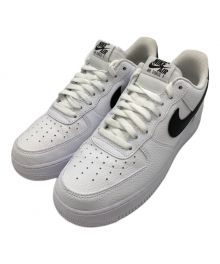 NIKE SB（ナイキエスビー）の古着「AIR FORCE 1 '07 "WHITE MONO"」｜ホワイト×ブラック