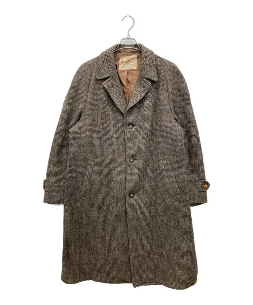 Richman（リッチマン）Richman (リッチマン) Harris Tweed (ハリスツイード) ウールコート ブラウン サイズ:不明の古着・服飾アイテム