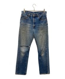 LEVI'S 513 工場番号（リーバイス 513）の古着「クラッシュデニムパンツ」｜インディゴ