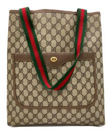 GUCCI（グッチ）の古着「GGスプリーム×シェリーライントートバッグ」