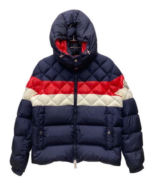 MONCLER（モンクレール）MONCLER (モンクレール) JANVRY ネイビー×ホワイト×レッド サイズ:SIZE　3の古着・服飾アイテム