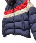 中古・古着 MONCLER (モンクレール) JANVRY ネイビー×ホワイト×レッド サイズ:SIZE　3：80000円