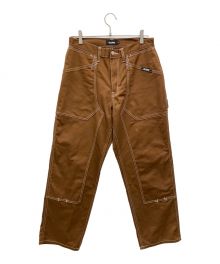 X-LARGE（エクストララージ）の古着「CONTRAST STITCH WORK PANTS」｜ブラウン