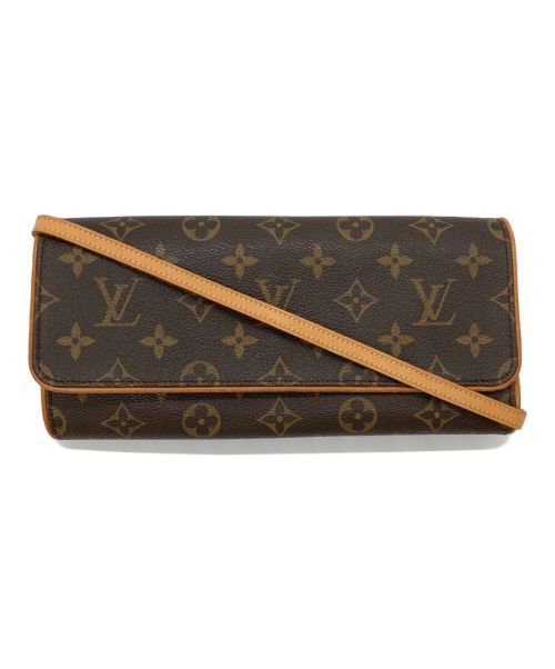 LOUIS VUITTON（ルイ ヴィトン）LOUIS VUITTON (ルイ ヴィトン) モノグラム ポシェットツインGM ブラウンの古着・服飾アイテム