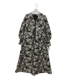 melt the lady（メルトザレディ）の古着「flower jacquard long dress」｜グレー