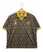 PUMA×SASQUATCHfabrix.プーマ×サスクワッチファブリックス）の古着「SOCCER SHIRT」｜イエロー×ベージュ