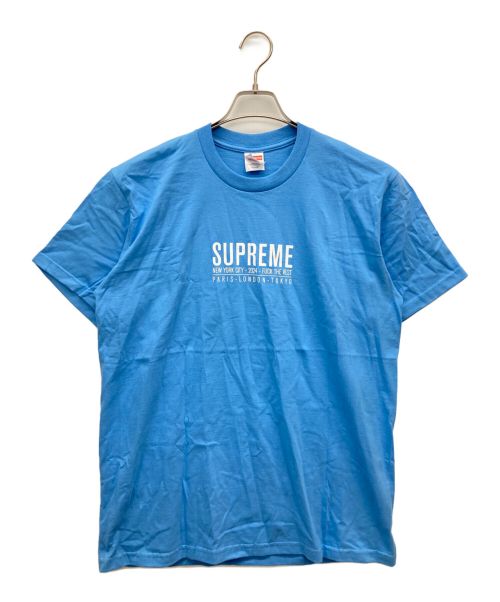 SUPREME（シュプリーム）SUPREME (シュプリーム) paris T ブルー サイズ:SIZE Mの古着・服飾アイテム