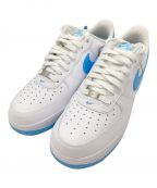 NIKEナイキ）の古着「NIKE AIR FORCE 1 '07 WHITE/AQUARIUS BLUE」｜ブルー×ホワイト