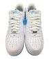 中古・古着 NIKE (ナイキ) NIKE AIR FORCE 1 '07 WHITE/AQUARIUS BLUE ブルー×ホワイト サイズ:26.5㎝ 未使用品：14000円