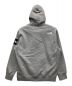 THE NORTH FACE (ザ ノース フェイス) SQUARE LOGO HOODIE グレー サイズ:SIZE　L 未使用品：10000円