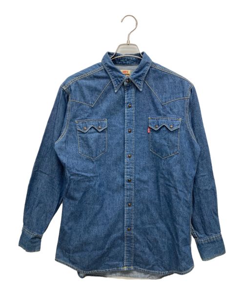 LEVI'S（リーバイス）LEVI'S (リーバイス) 90’Sデニムシウエスタンャツ インディゴ サイズ:SIZE　Mの古着・服飾アイテム