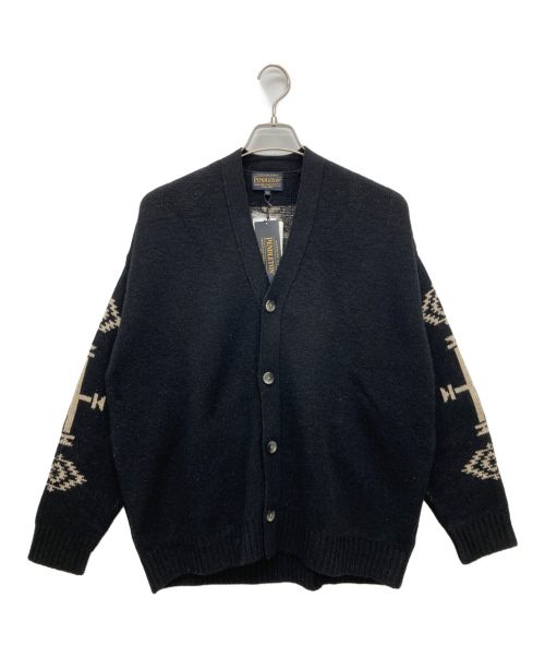 PENDLETON（ペンドルトン）PENDLETON (ペンドルトン) ニットカーディガン ブラック サイズ:SIZE M 未使用品の古着・服飾アイテム