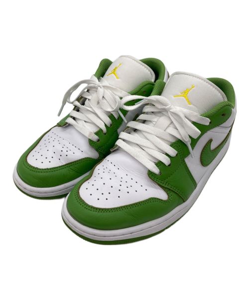 NIKE（ナイキ）NIKE (ナイキ) AIR JORDAN 1 LOW SE ホワイト×グリーン サイズ:27の古着・服飾アイテム