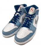 NIKEナイキ）の古着「AIR JORDAN 1 MID SE」｜スカイブルー×ホワイト