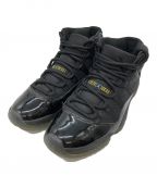 NIKEナイキ）の古着「AIR JORDAN11　Retro Black/Gamma Blue-Varsity Maize」｜ブラック