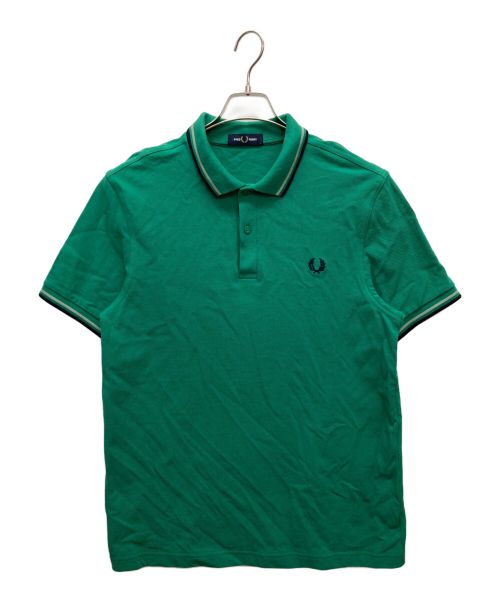 FRED PERRY（フレッドペリー）FRED PERRY (フレッドペリー) ポロシャツ グリーン サイズ:SIZE Lの古着・服飾アイテム