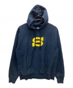 stussyステューシー）の古着「Letterman Hood」｜ネイビー