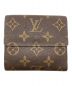 LOUIS VUITTON (ルイ ヴィトン) ポルトモネ・ビエ・カルトクレディ ブラウン：12000円