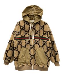 GUCCI（グッチ）の古着「23SS マキシGG ウールジャージジップアップジャケット」｜ブラウン