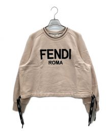 FENDI（フェンディ）の古着「ロゴスウェット」｜ピンク