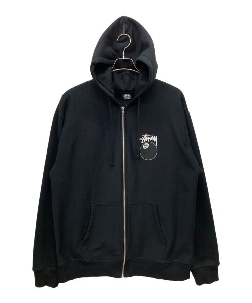 stussy（ステューシー）stussy (ステューシー) ジップパーカー ブラック サイズ:SIZEXLの古着・服飾アイテム