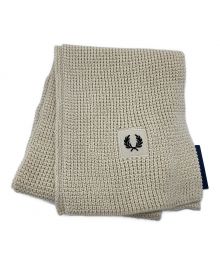 FRED PERRY（フレッドペリー）の古着「Waffle Knit Patch Brand Rib Scarf」