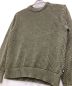 中古・古着 stussy (ステューシー) PIGMENT DYED LOOSE GAUGE SWEATER カーキ サイズ:SIZE M：12000円